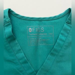 Figs Hunter Green Catarina Top and Zamora Joggers XXS